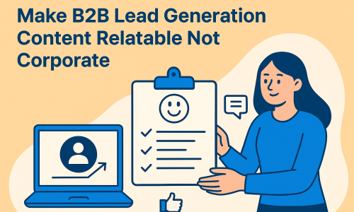 Make B2B Lead Generation Content Effective, Not Corporate