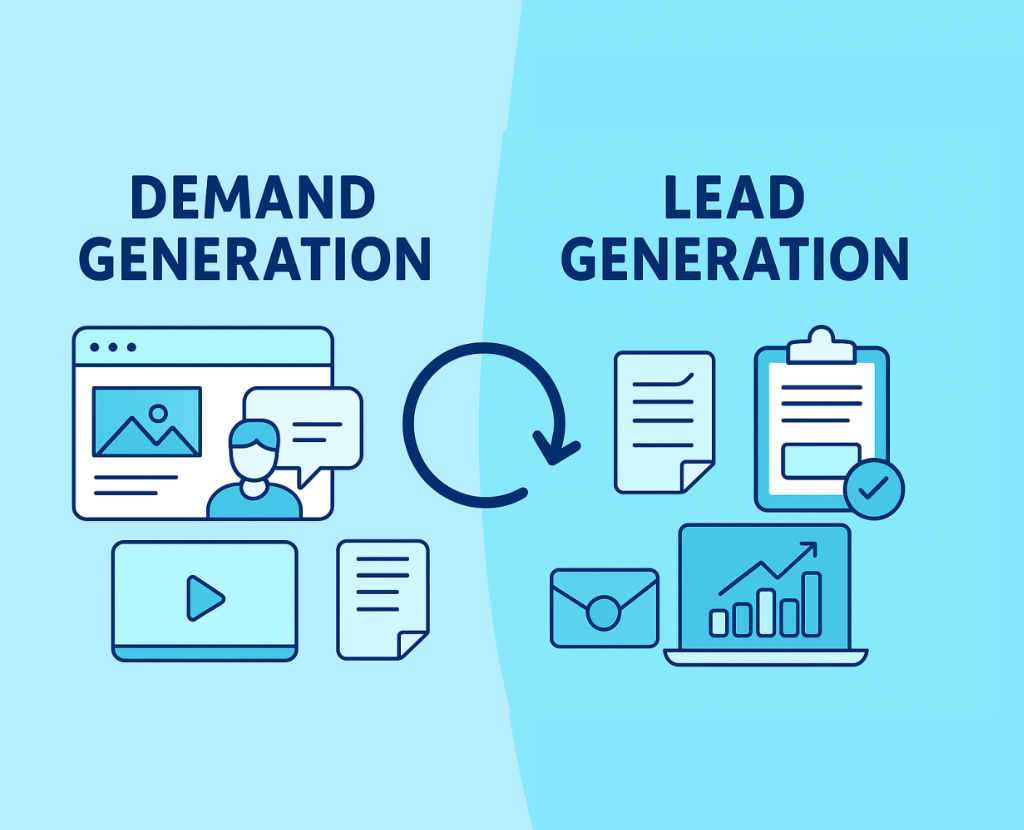 Demand Gen vs Lead Gen in B2B Marketing