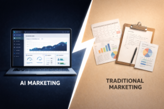 AI vs Traditional Marketing: What B2B Leaders Need Now